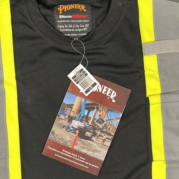 Pioneer Hi-Viz Birdseye Safety T-Shirt | Large - Picture 2 of 3
